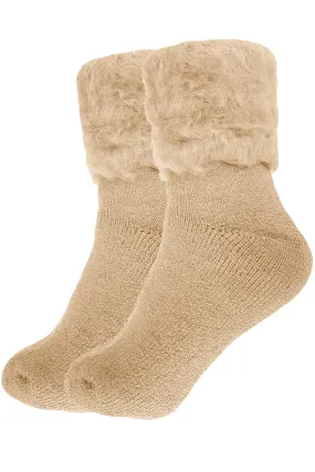 3 Pairs Women Brushed Fleece Thermal Socks