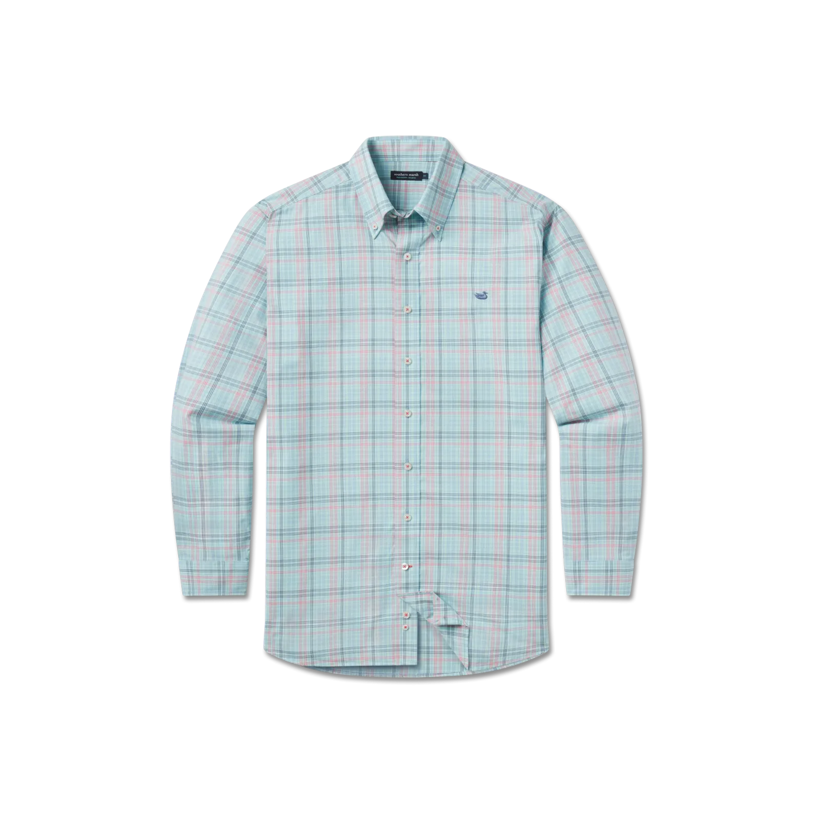 Aiken Windowpane Wrinkle Free Dress Shirt