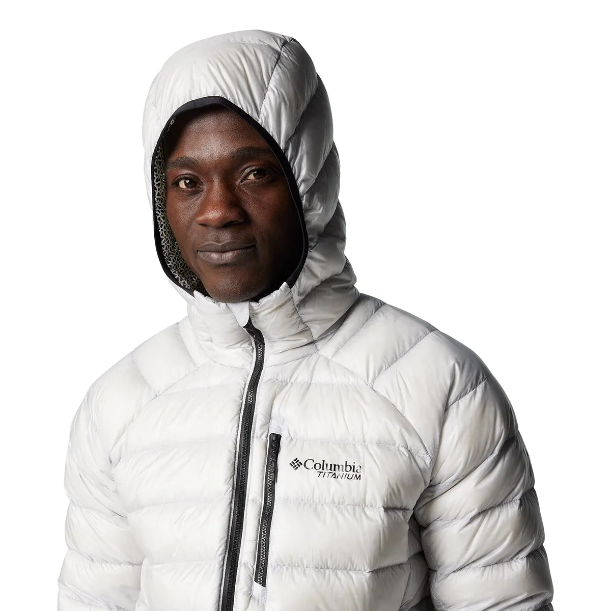 Arctic Crest™ Down Hooded Jacket - Nimbus Grey