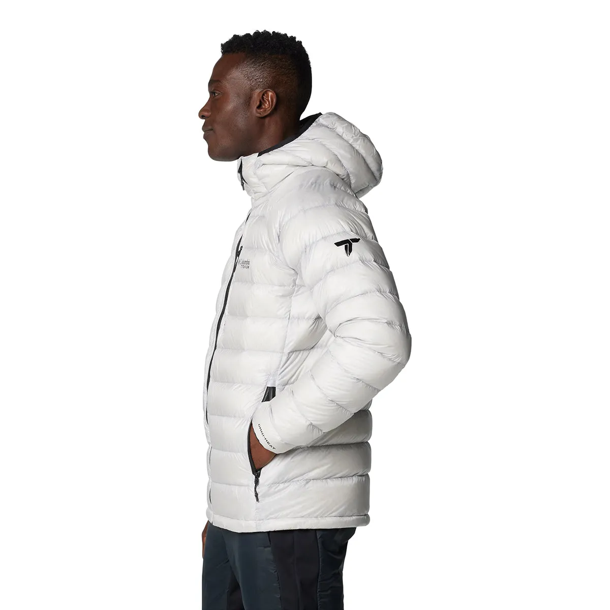 Arctic Crest™ Down Hooded Jacket - Nimbus Grey