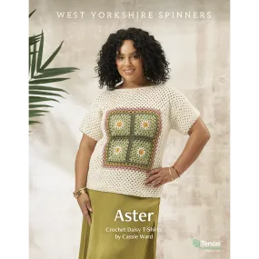 Aster Crochet Daisy T-Shirts in West Yorkshire Spinners Elements Dk - Digital Version DPB0277