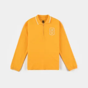 Boys Jumbo Pique Polo Eight-Citrus