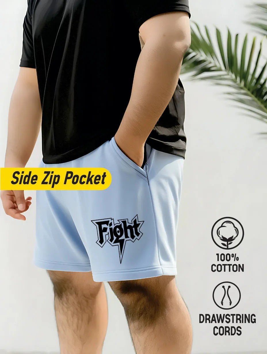 Fight Cotton Plus Size Shorts