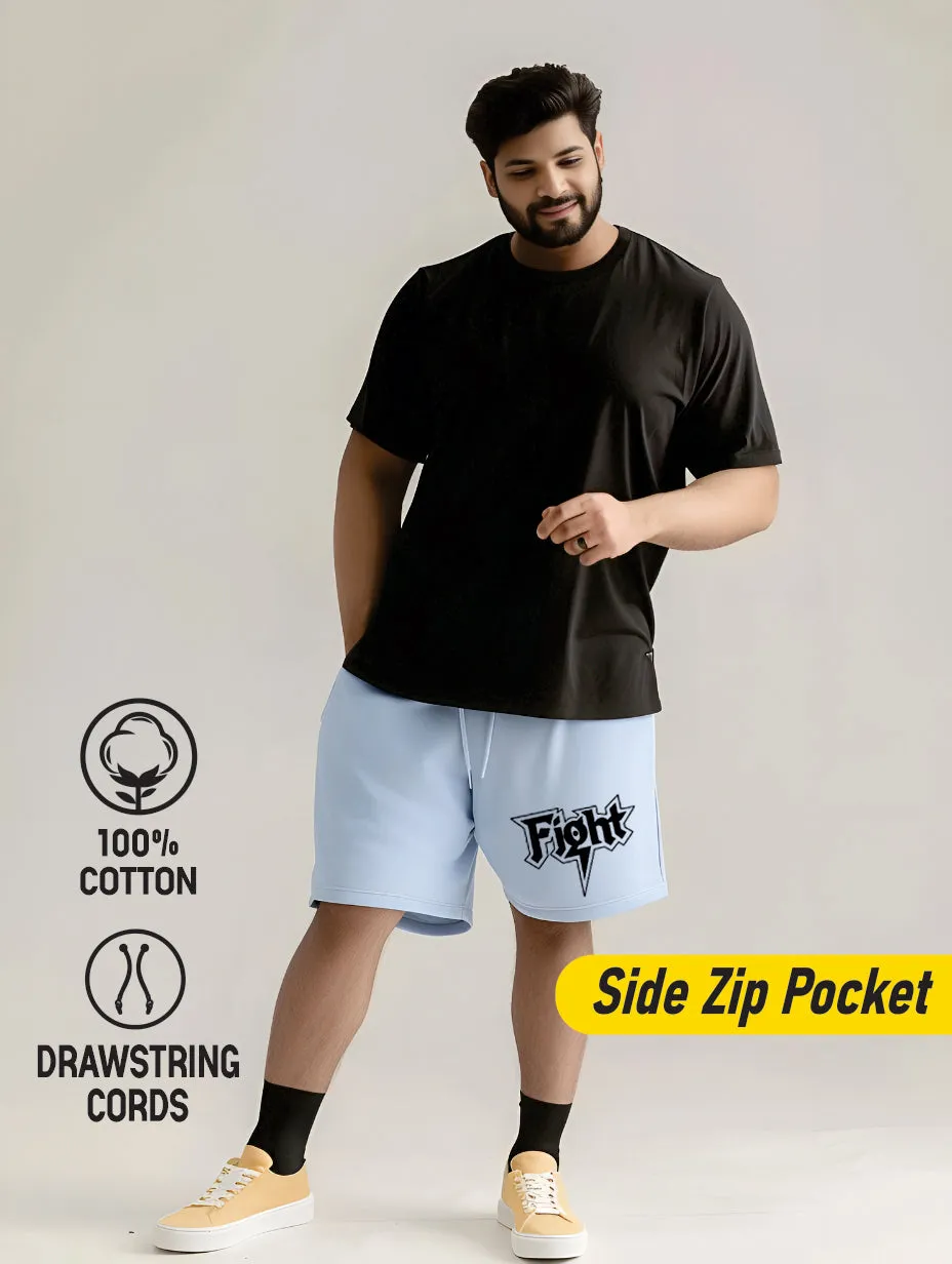 Fight Cotton Plus Size Shorts