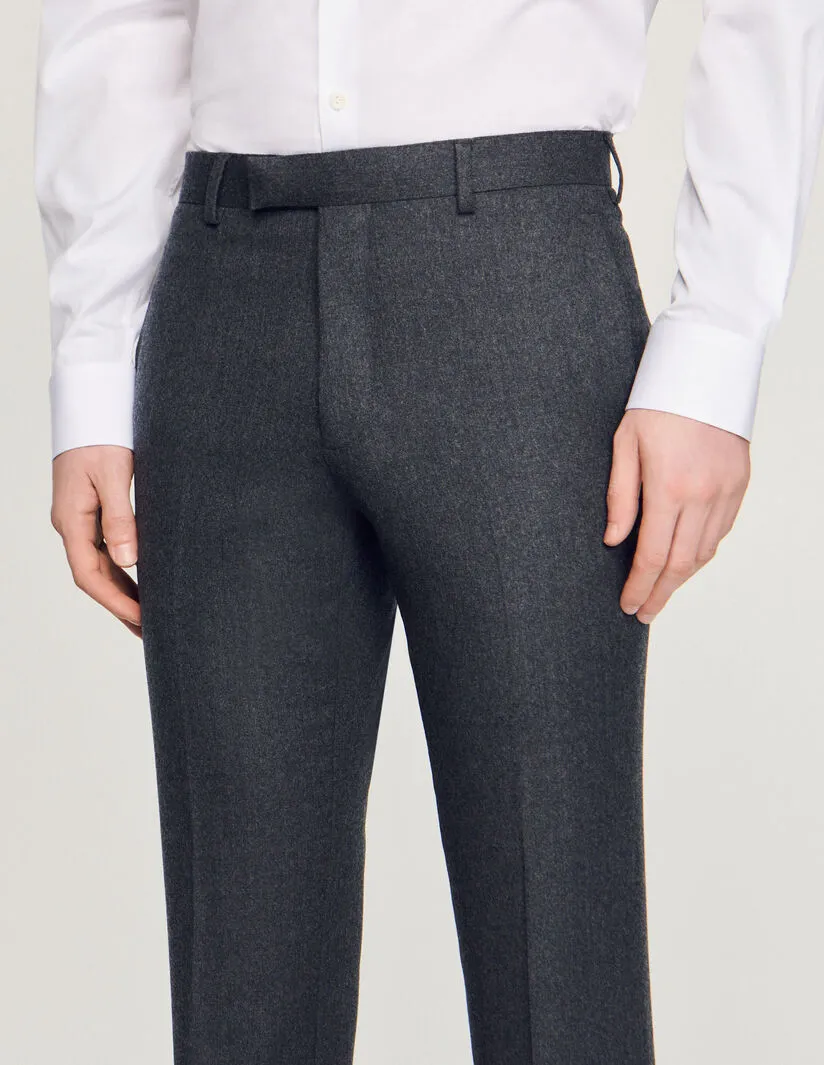 Flannel Suit Trousers