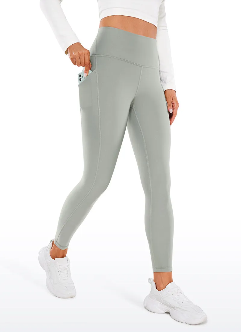 Fleece Lined Soft Pockets Leggings 26.5"