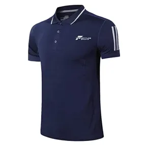 Fortitude Sports Golf Polo Shirt for Men | Short Sleeve Quick Dry Golf Shirt