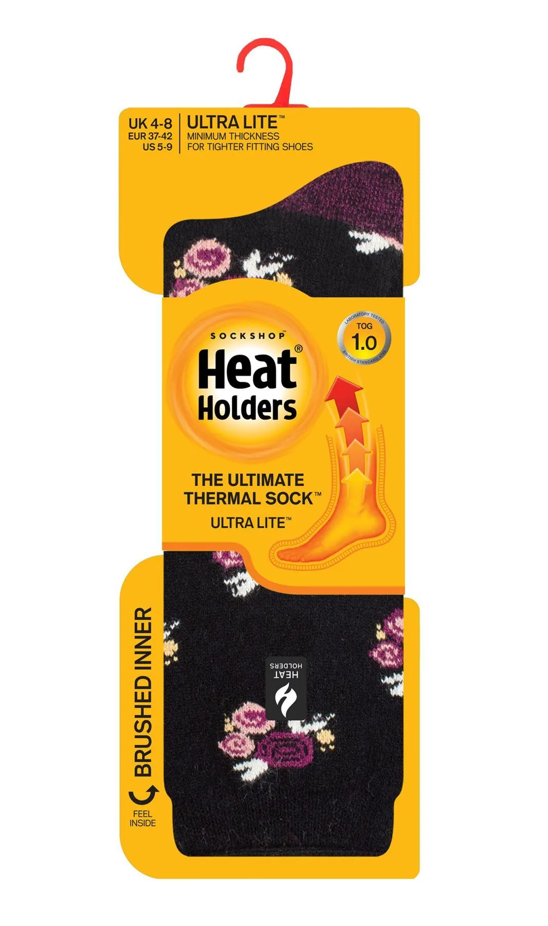 Heat Holders - Ladies Ultra Lite Socks (Black (Murcia))