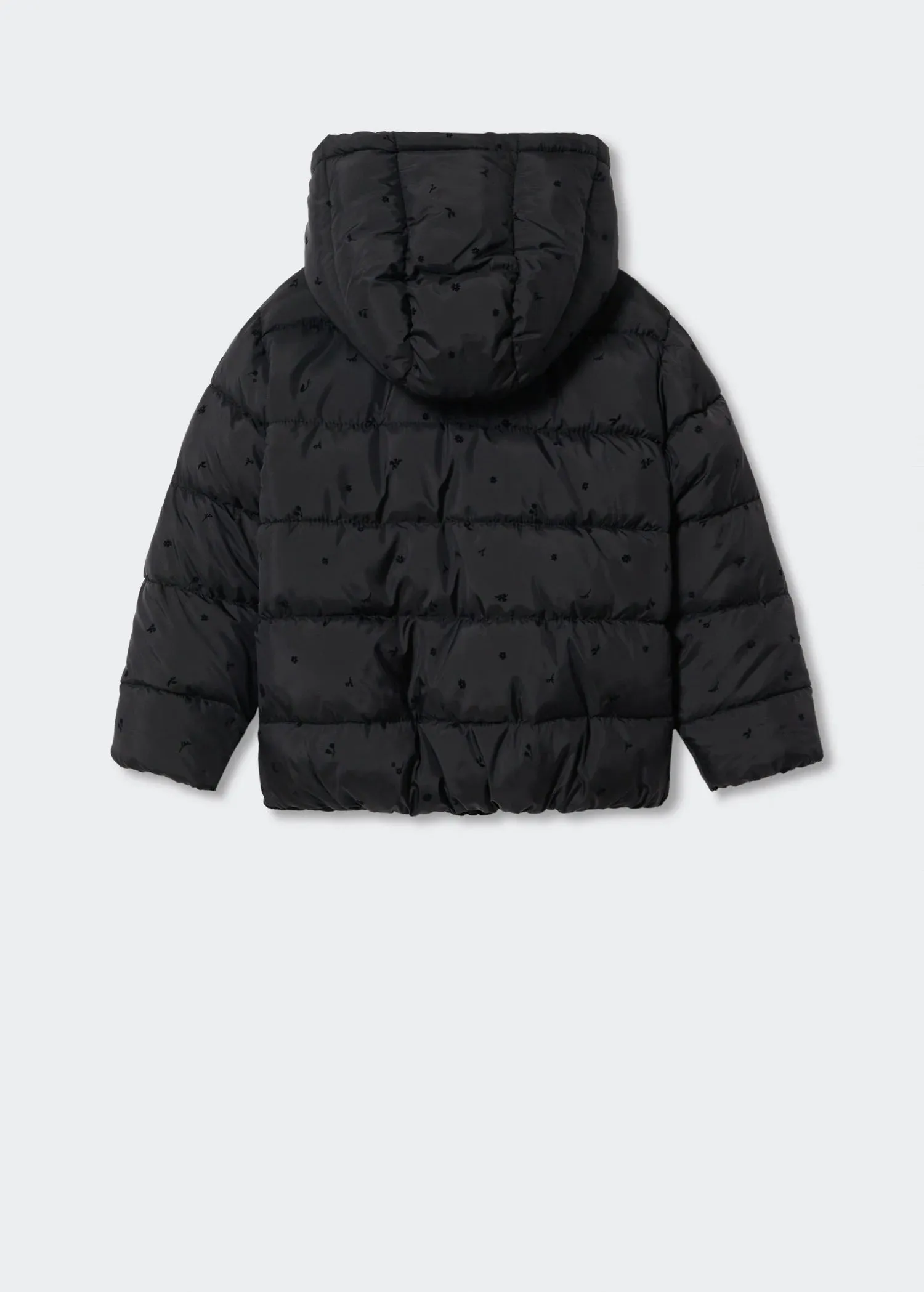 Hood quilted coat