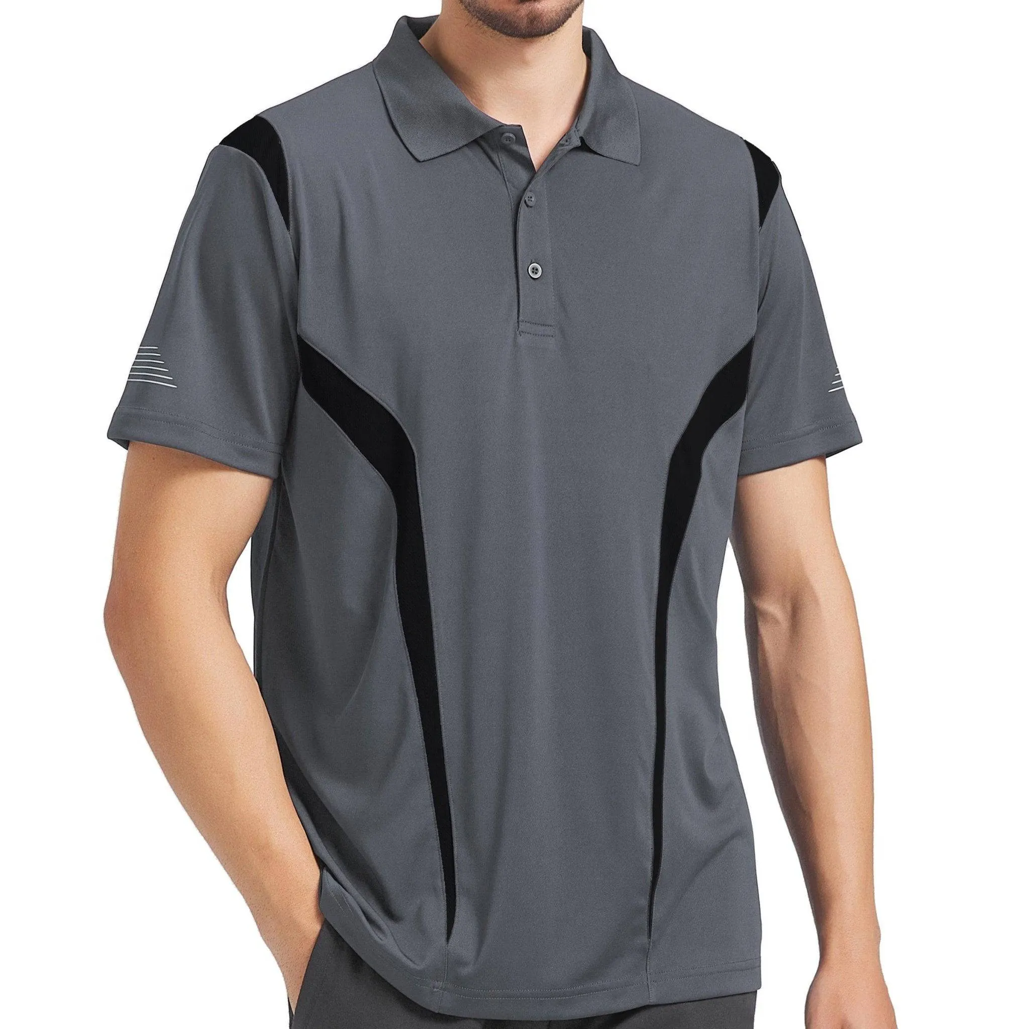 ISUSI Summit Mens Polo Shirts, Short Sleeve