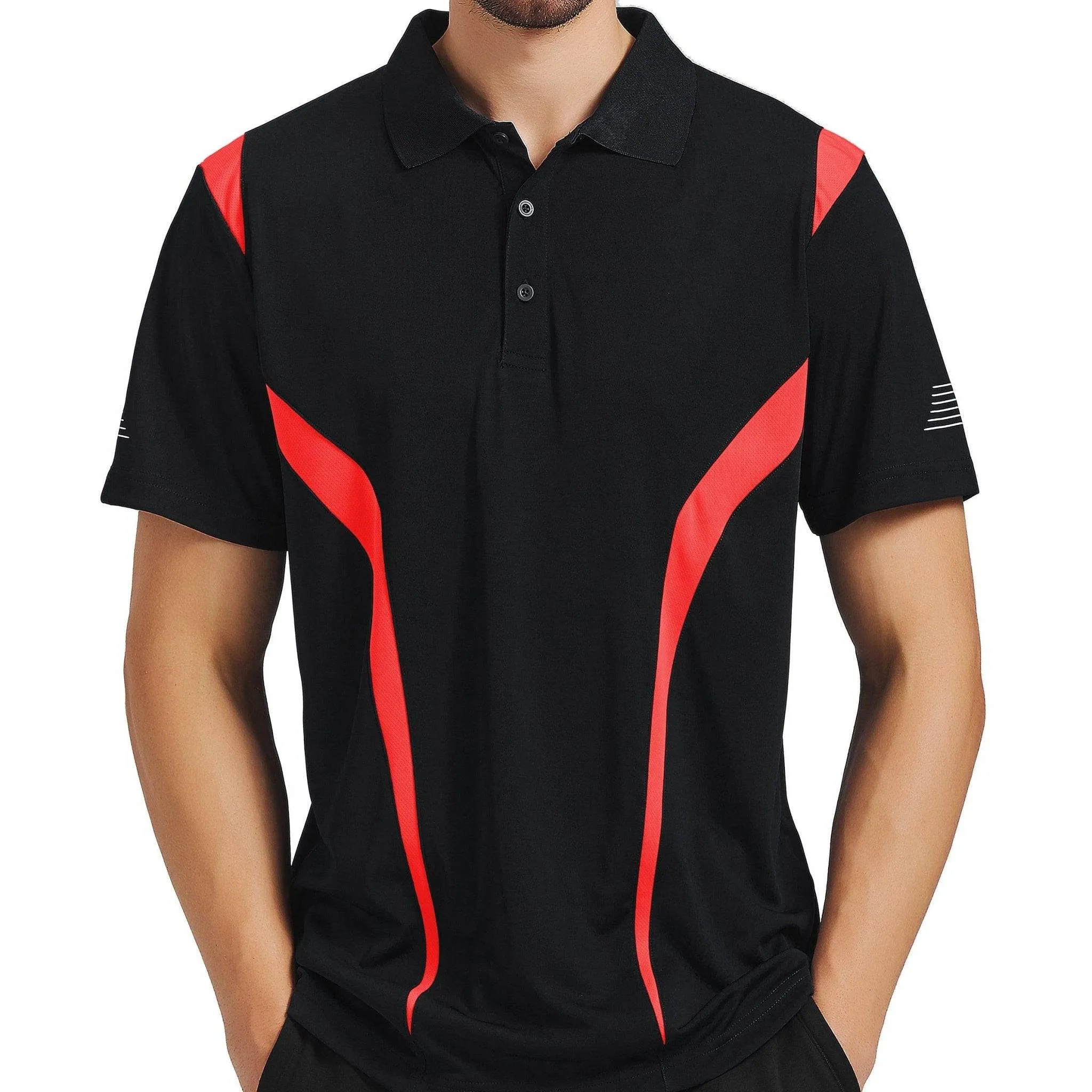 ISUSI Summit Mens Polo Shirts, Short Sleeve