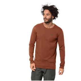 Jack Wolfskin Essential Tee Men's Longsleeve - Copper