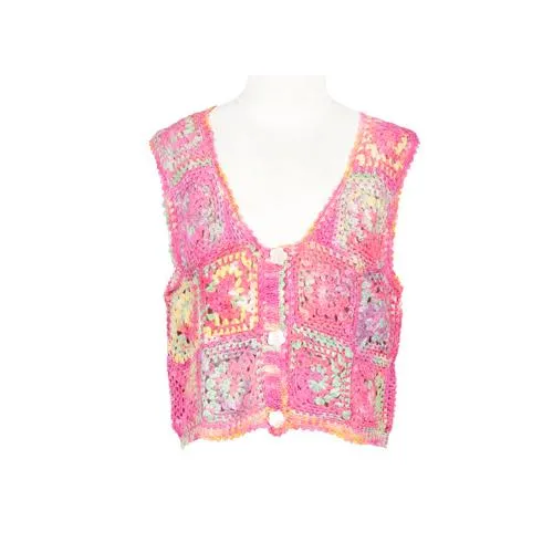 Kids Boho Crochet Vest