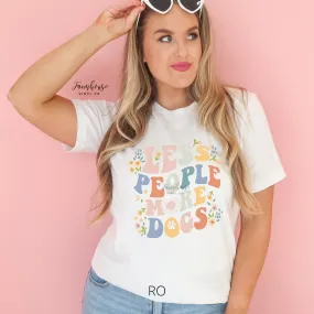 Less People More Dogs Graphic Tee