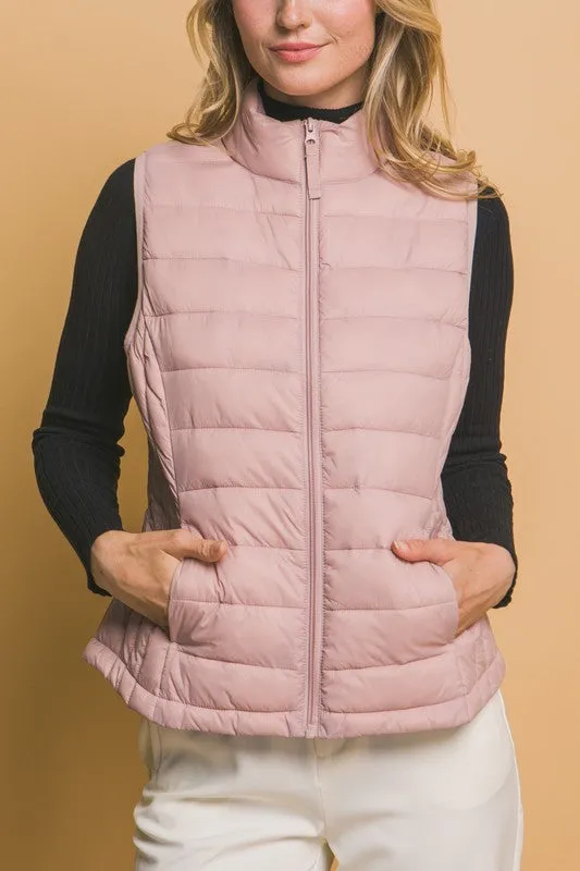 Lightweight Padded Puffer Vests - 5 Colors!