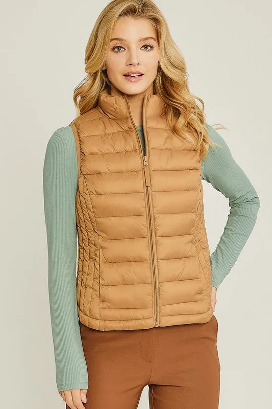 Lightweight Padded Puffer Vests - 5 Colors!