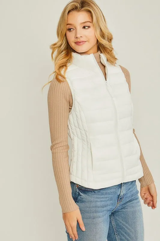 Lightweight Padded Puffer Vests - 5 Colors!