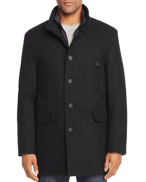 Melton 3-in-1 Top Coat Cole Haan Black