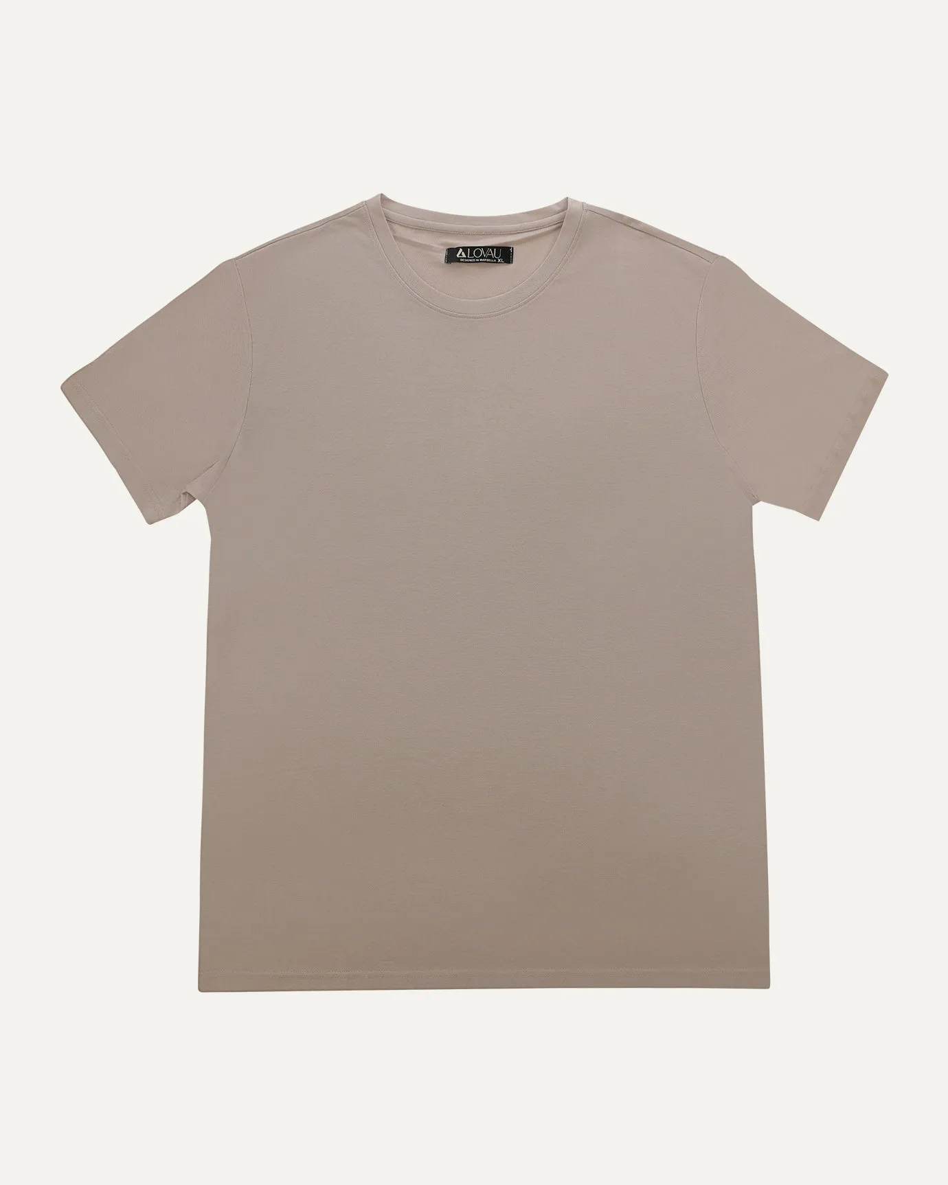 Mulberry Silk T-shirt - Light Kaki