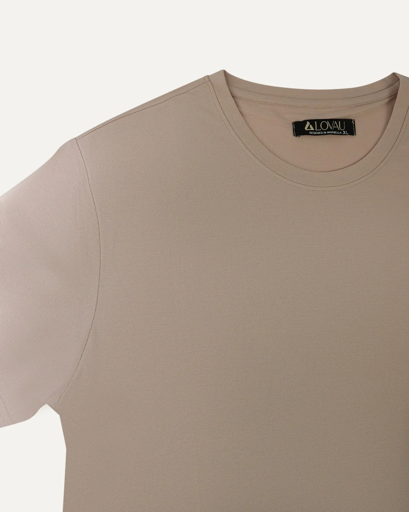 Mulberry Silk T-shirt - Light Kaki