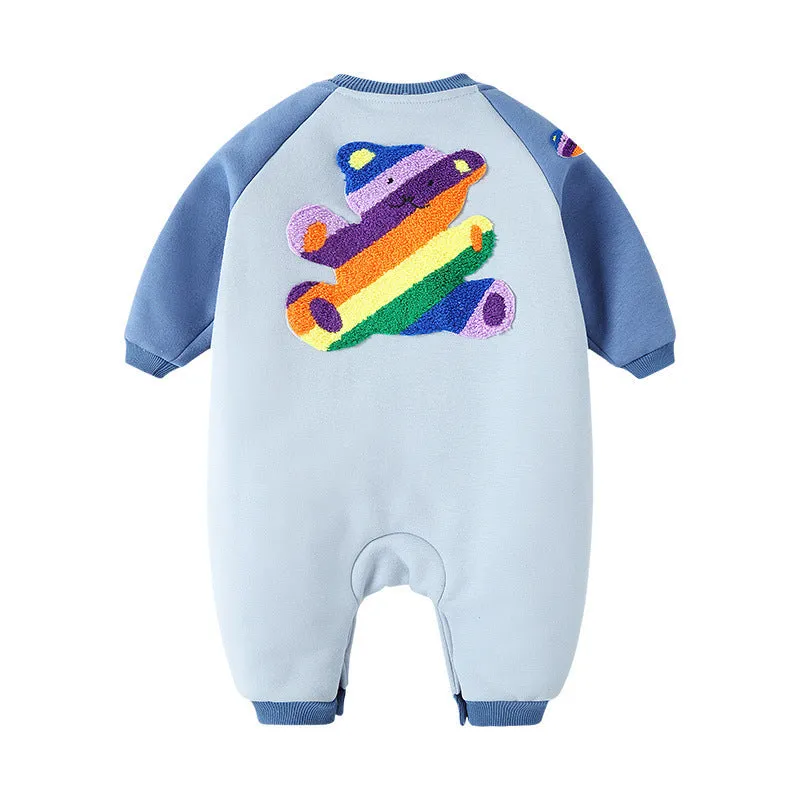 New baby spring and fall comfortable long-sleeved onesie