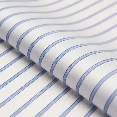 Non-Iron Two-Tone Blue Stripe Shirt