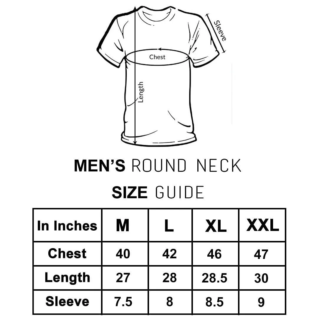 Nutcase Designer Round Neck Men's T-Shirt Wrinkle-Free Poly Cotton Tees - Do Not Disturb