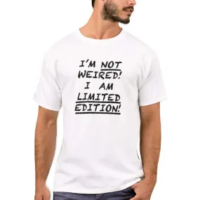 Nutcase Designer Round Neck Men's T-Shirt Wrinkle-Free Poly Cotton Tees - I Am Not Weird