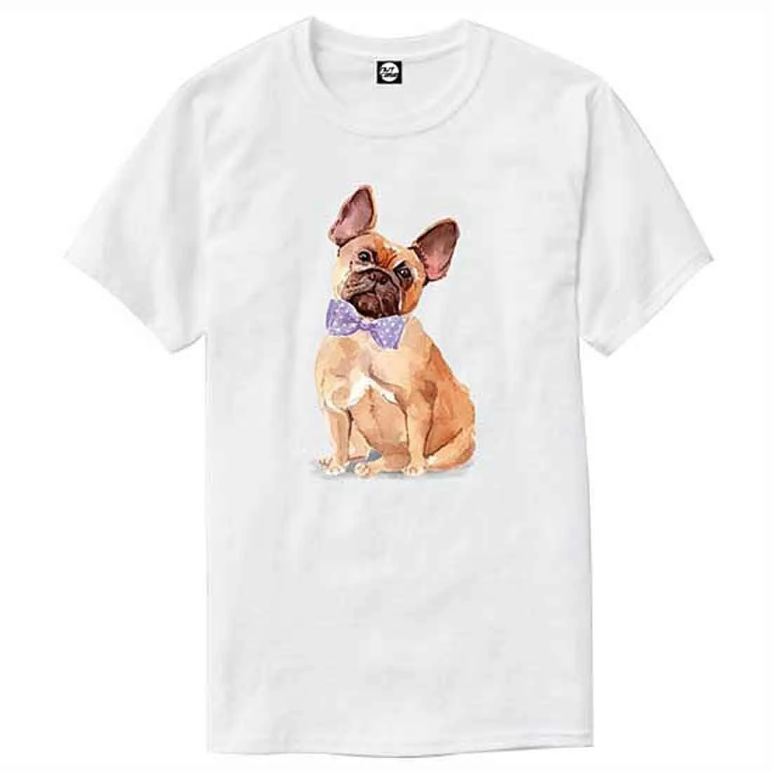 Nutcase Designer Round Neck Men's T-Shirt Wrinkle-Free Poly Cotton Tees - Sweet Dog