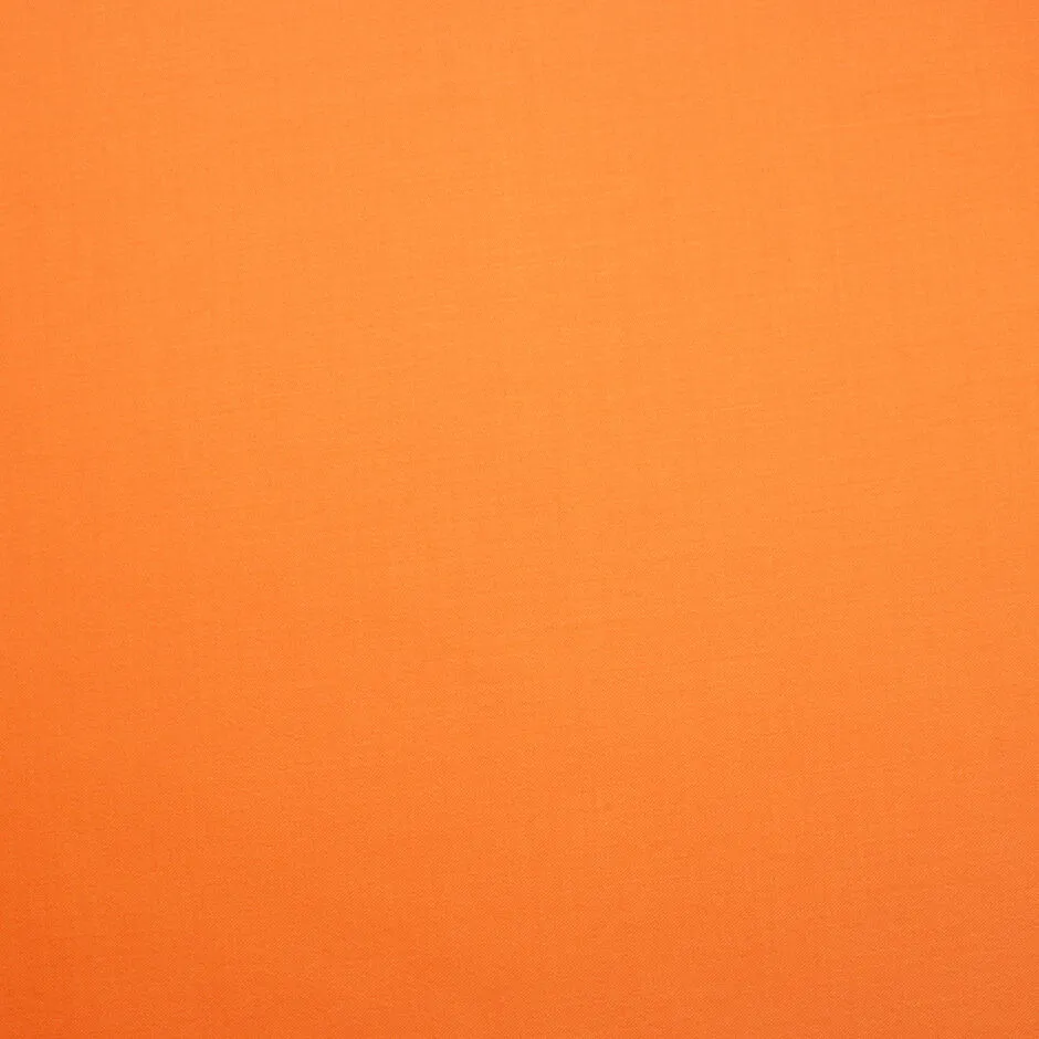 Orange Stretch Wool Gaberdine