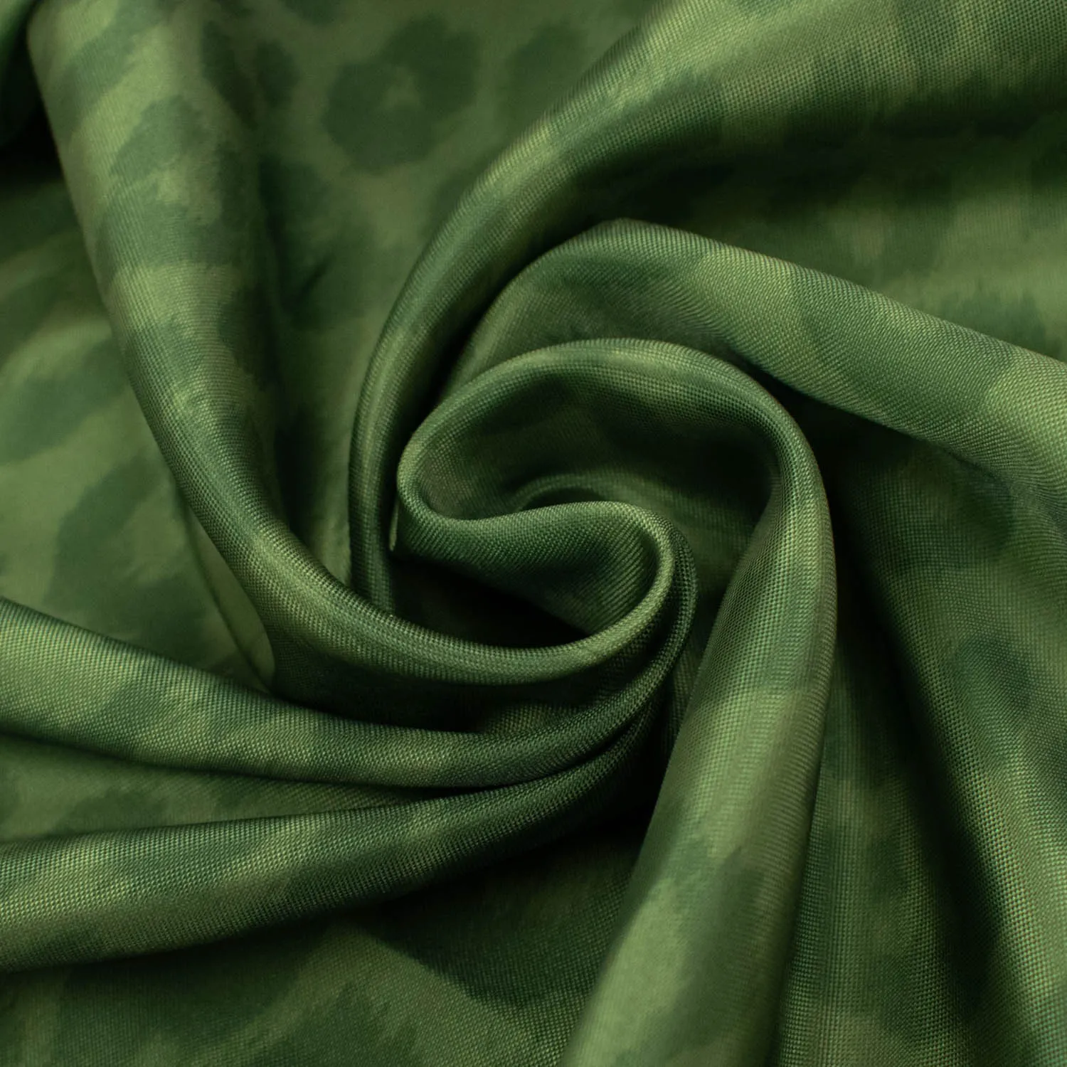 Printed Lining Design-26 Green Leopard