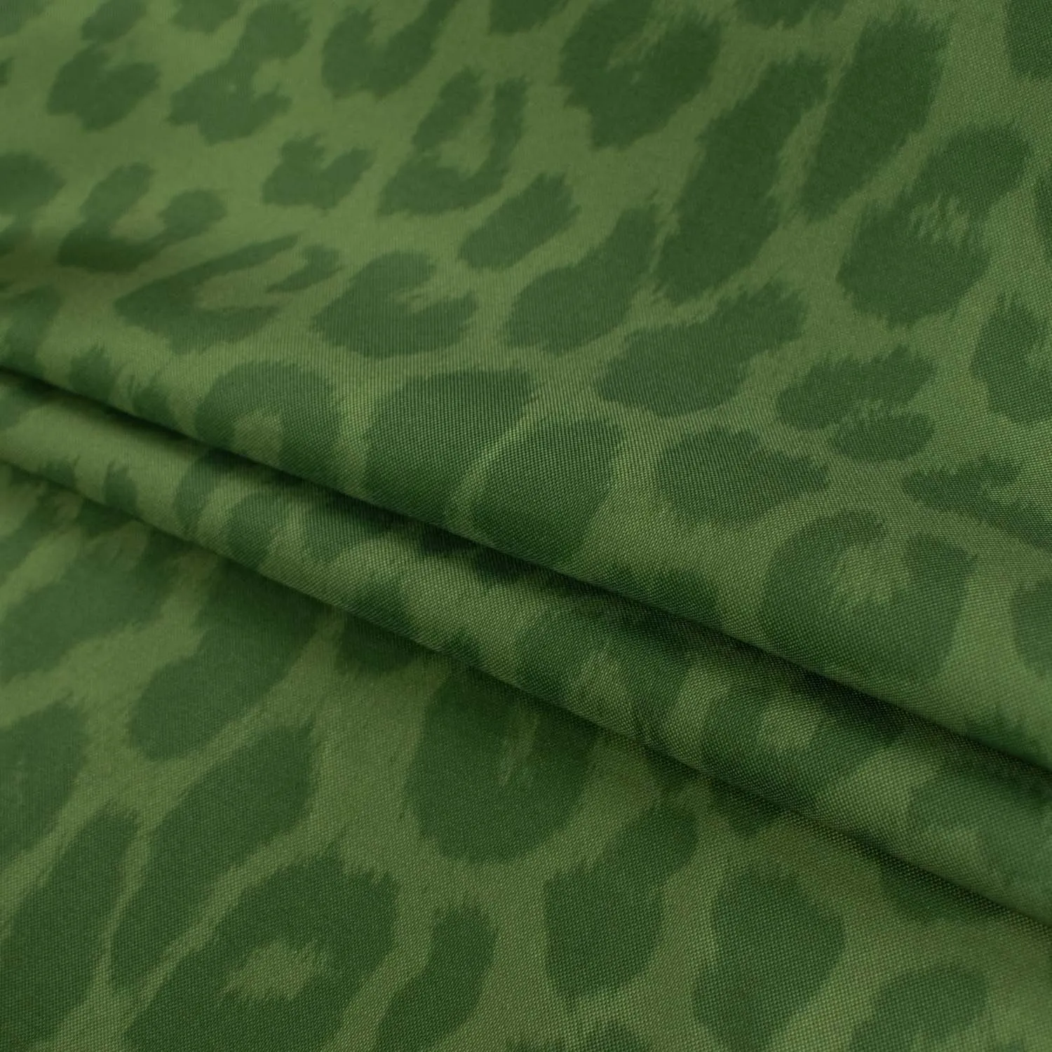 Printed Lining Design-26 Green Leopard