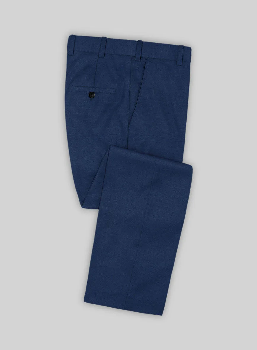 Reda Cobalt Blue Wool Pants