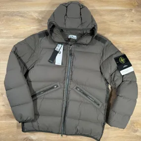 Stone Island Seamless Tunnel Down-TC Jacket in Walnut Brown