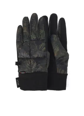 【S'YTE X TAION】DAHLIA CAMOUFLAGE QUILTED DOWN GLOVE