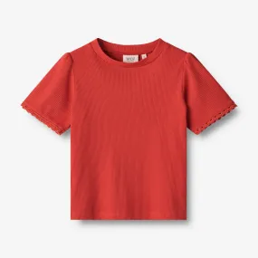 T-Shirt S/S Iris - red