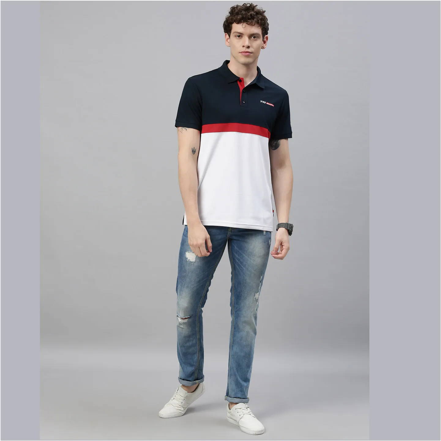 TVS Racing Polo T Shirt | Polyester Polo T-Shirt