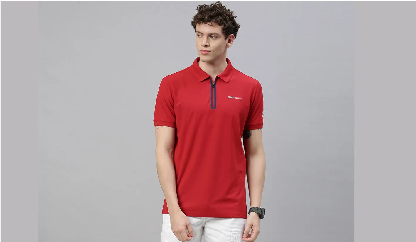 TVS Racing Polo T Shirt | Polyester Polo T-Shirt