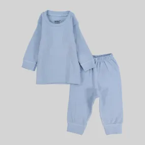 Unisex baby blue Thermal Underwear Set