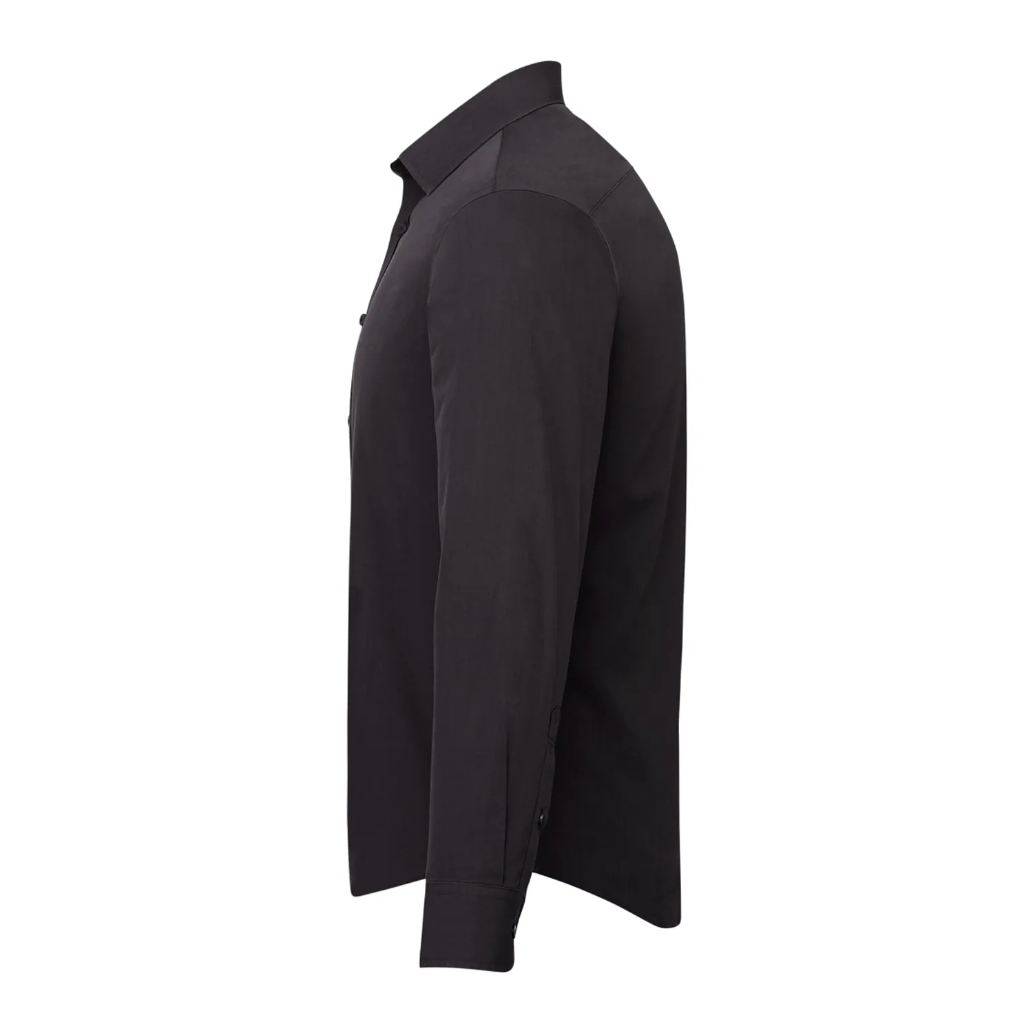 UNTUCKit - Men's Black Stone Wrinkle-Free Long Sleeve Shirt