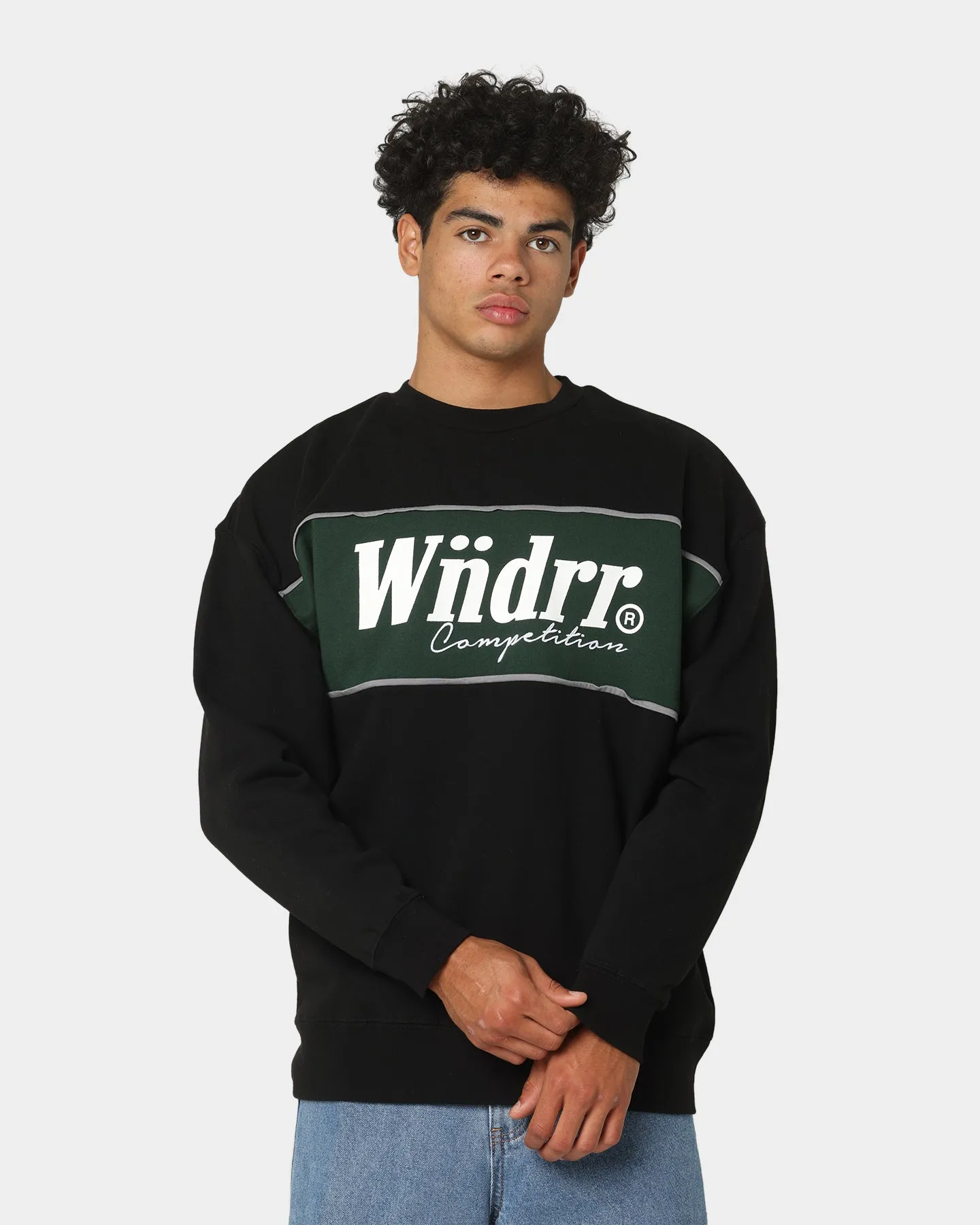 WNDRR Southland Crewneck Sweatshirt Black