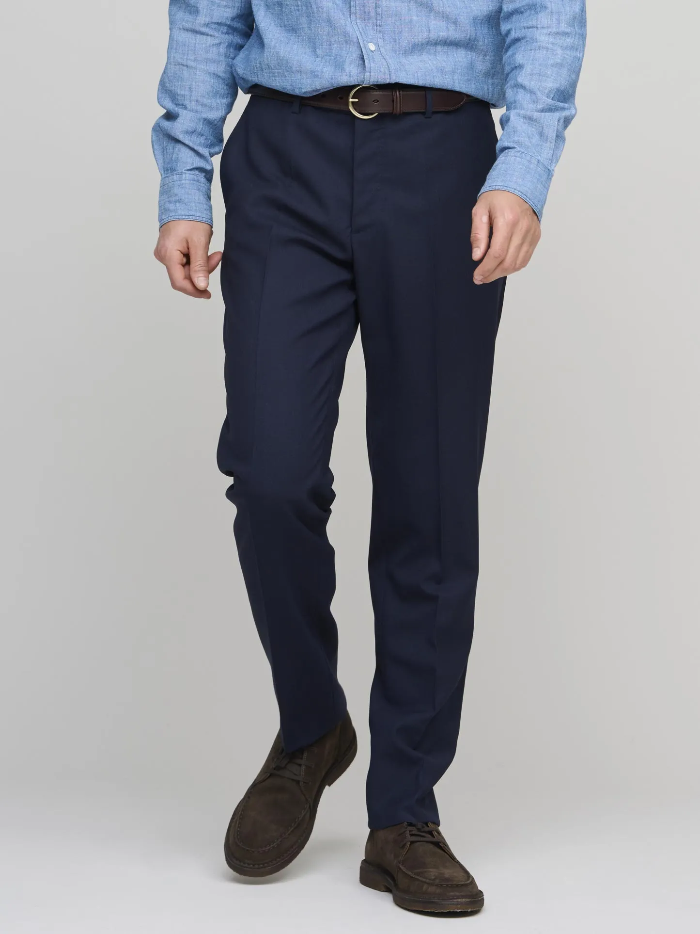 Wool Trouser Regular, Navy