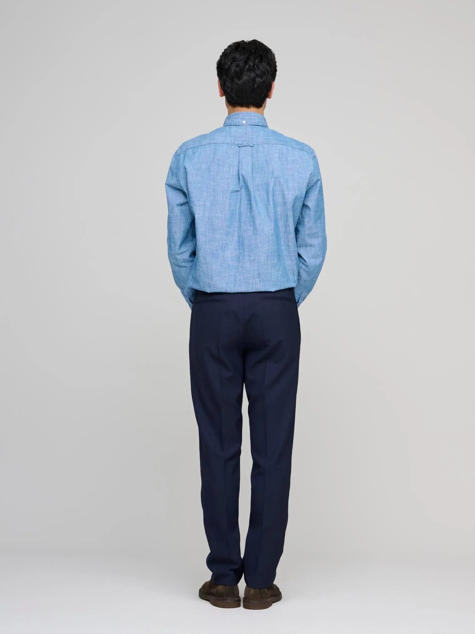 Wool Trouser Regular, Navy