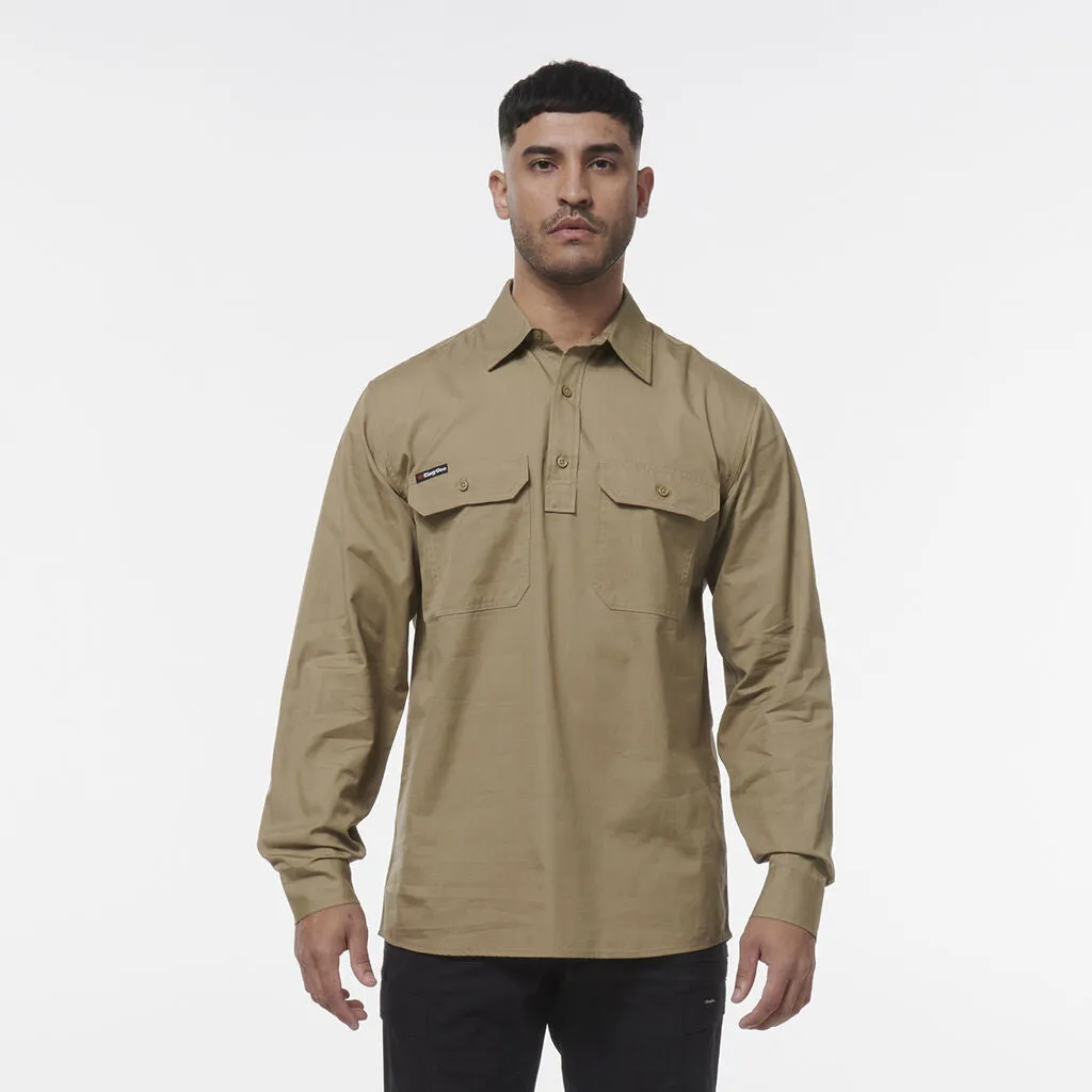 Workcool Vented Closed Front Shirt Long Sleeve - K14033